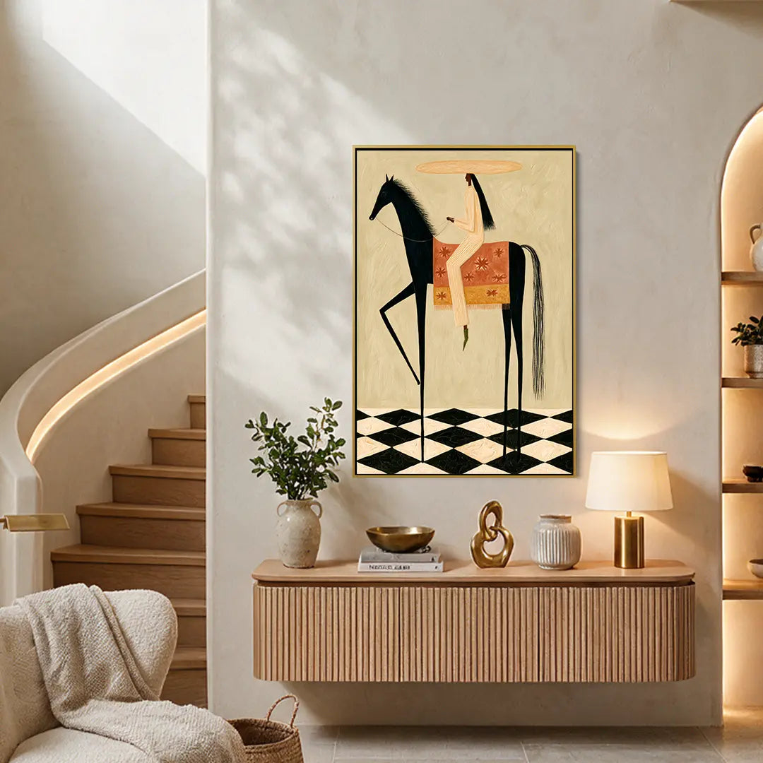 Tall Black Horse #UA-2445