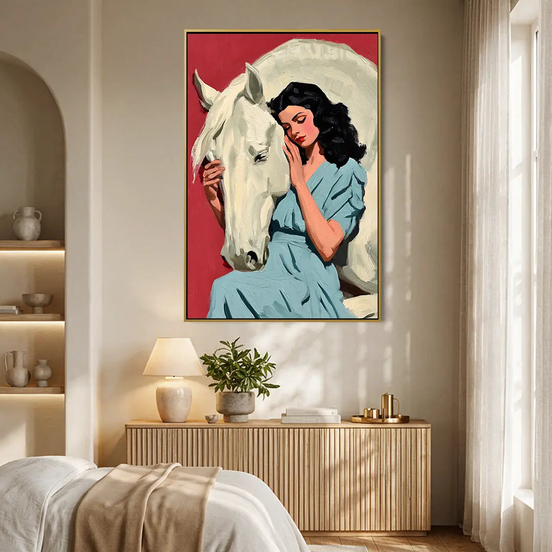 White Horse Embrace #UA-2459