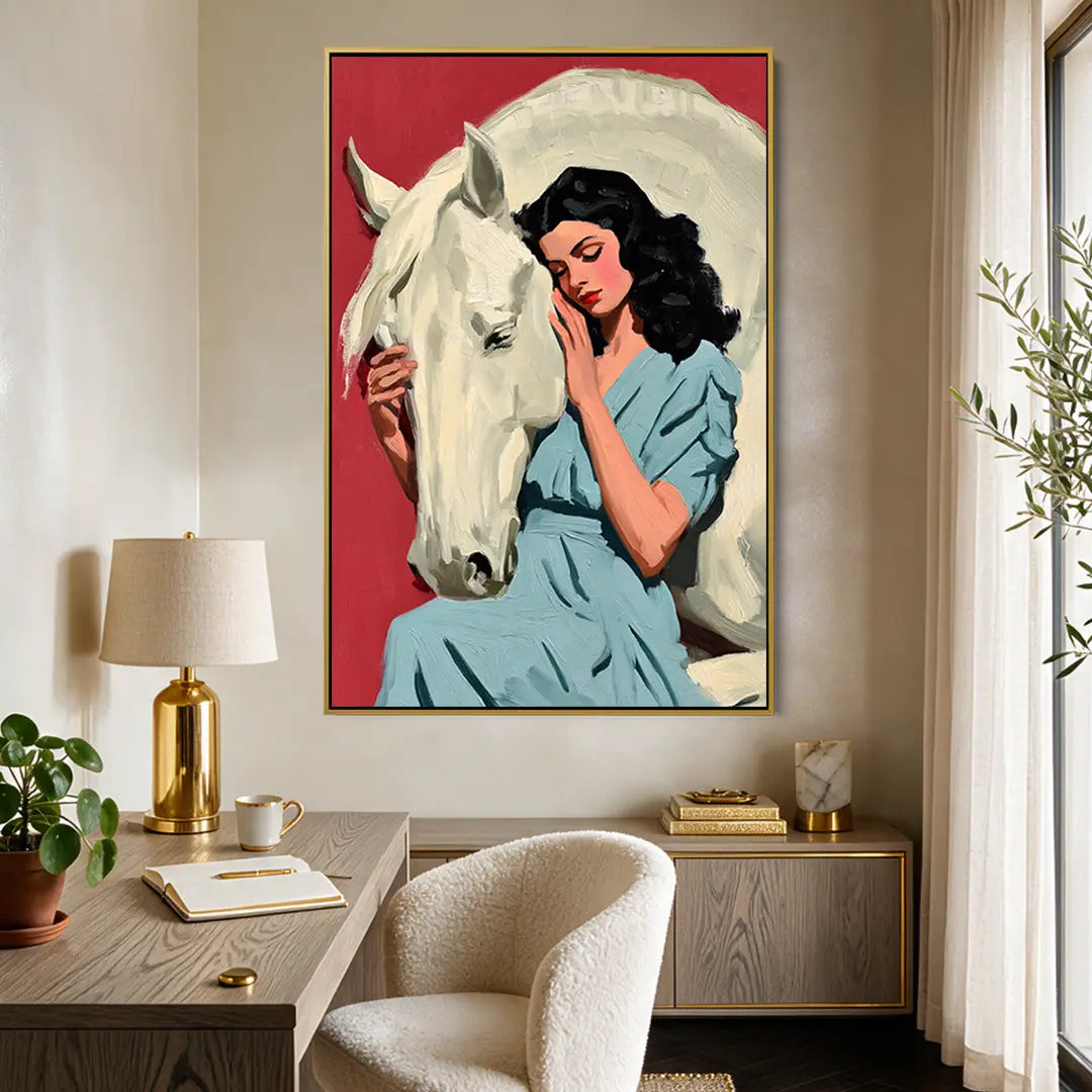 White Horse Embrace #UA-2459