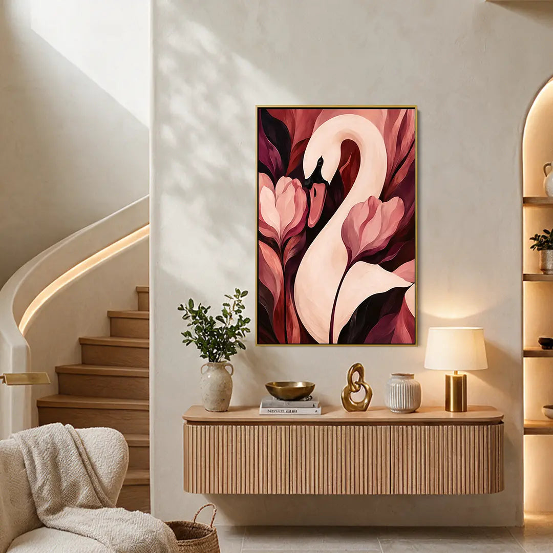 Swan and Tulips #UA-2465