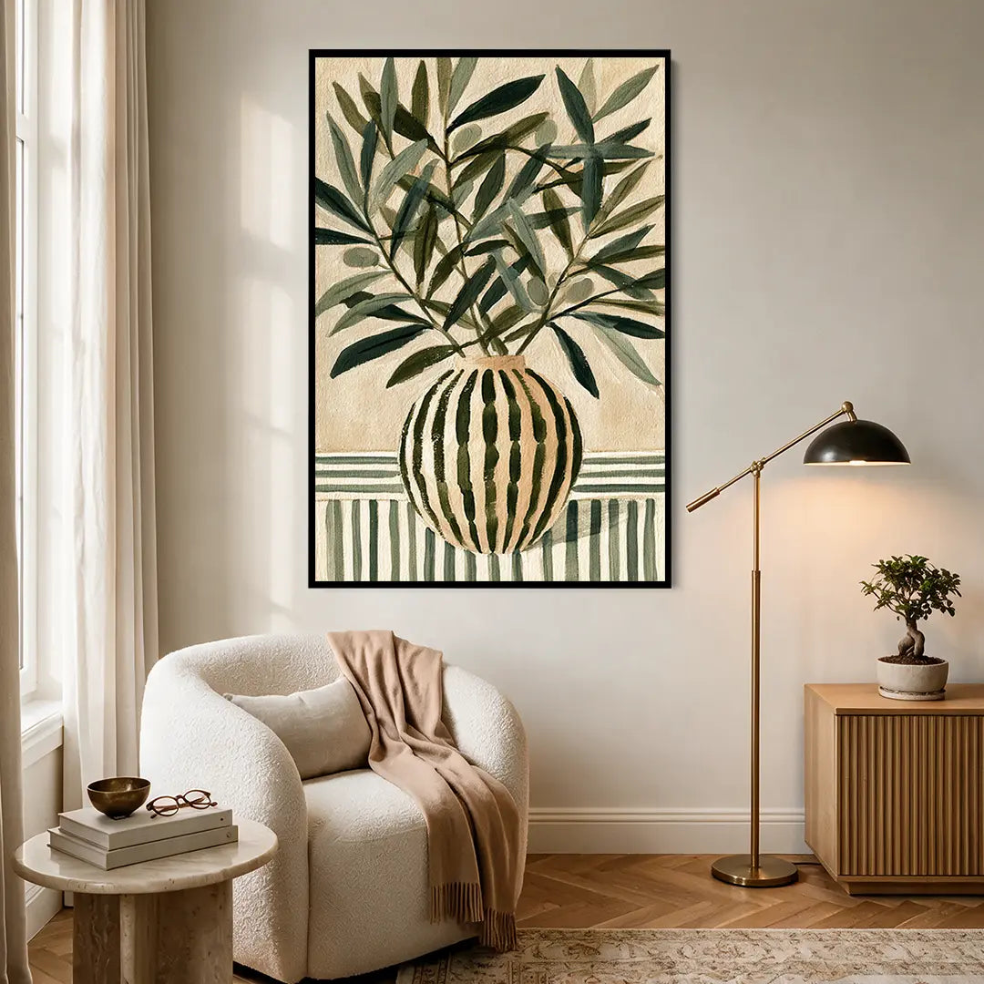 Olive Vase #UA-2481