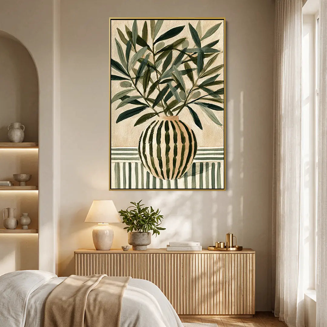 Olive Vase #UA-2481