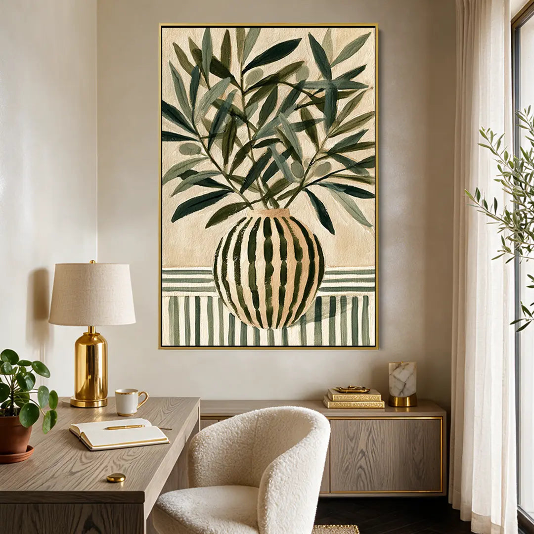 Olive Vase #UA-2481