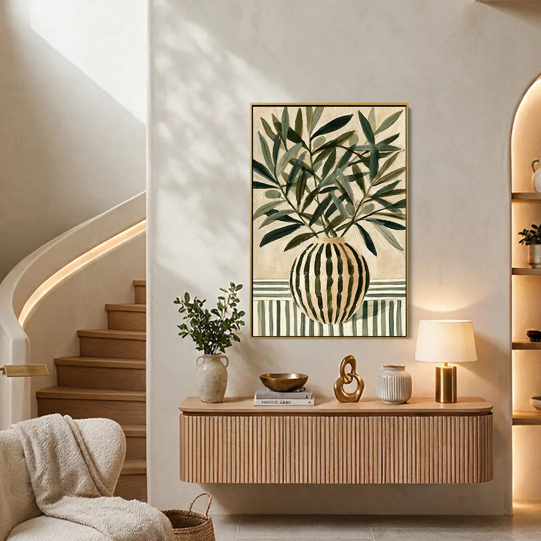 Olive Vase #UA-2481