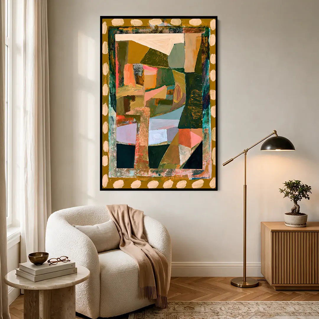 Collage in Ochre #UA-2516