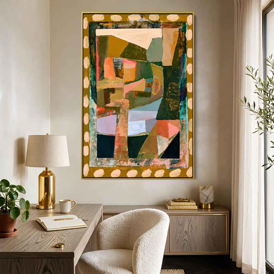 Collage in Ochre #UA-2516
