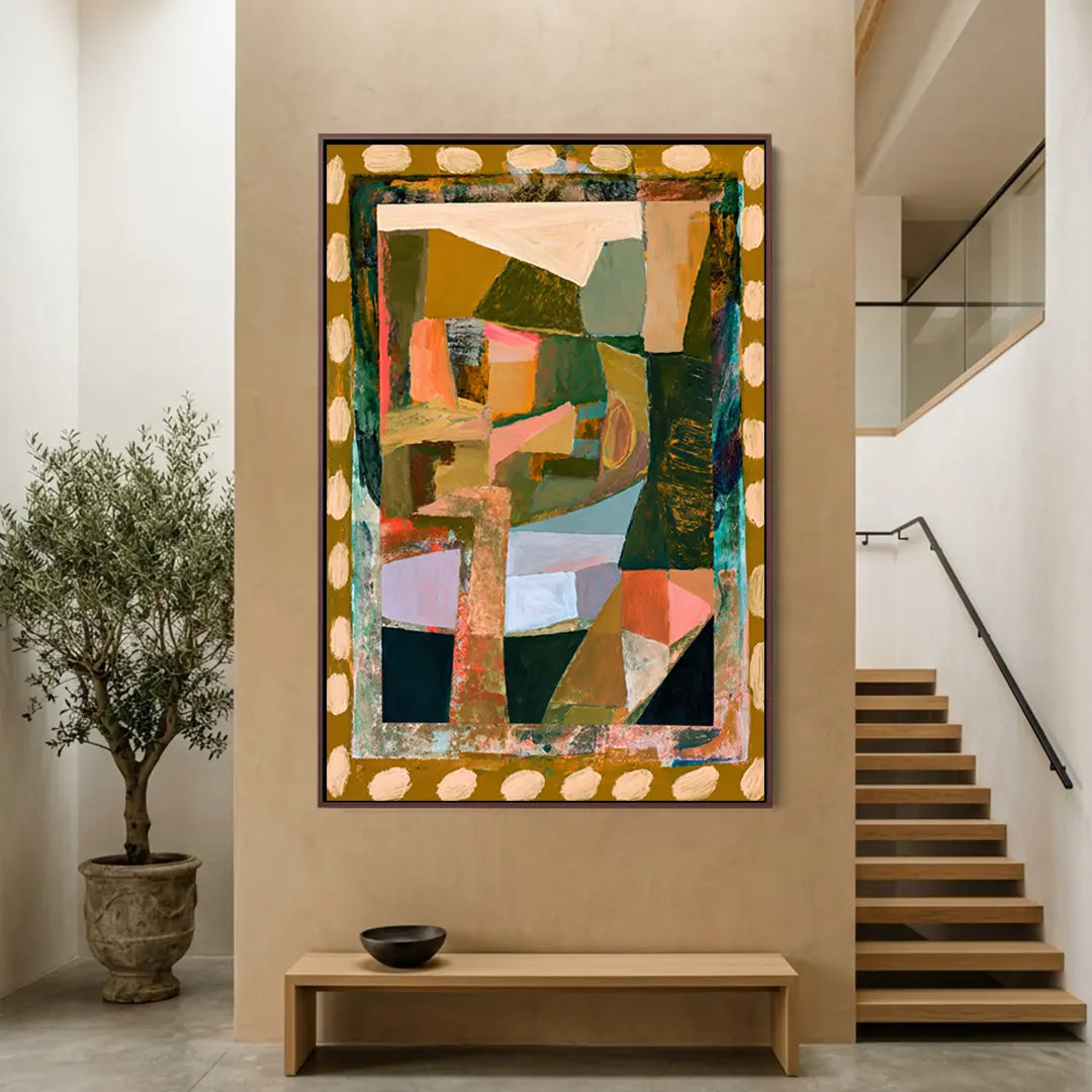 Collage in Ochre #UA-2516