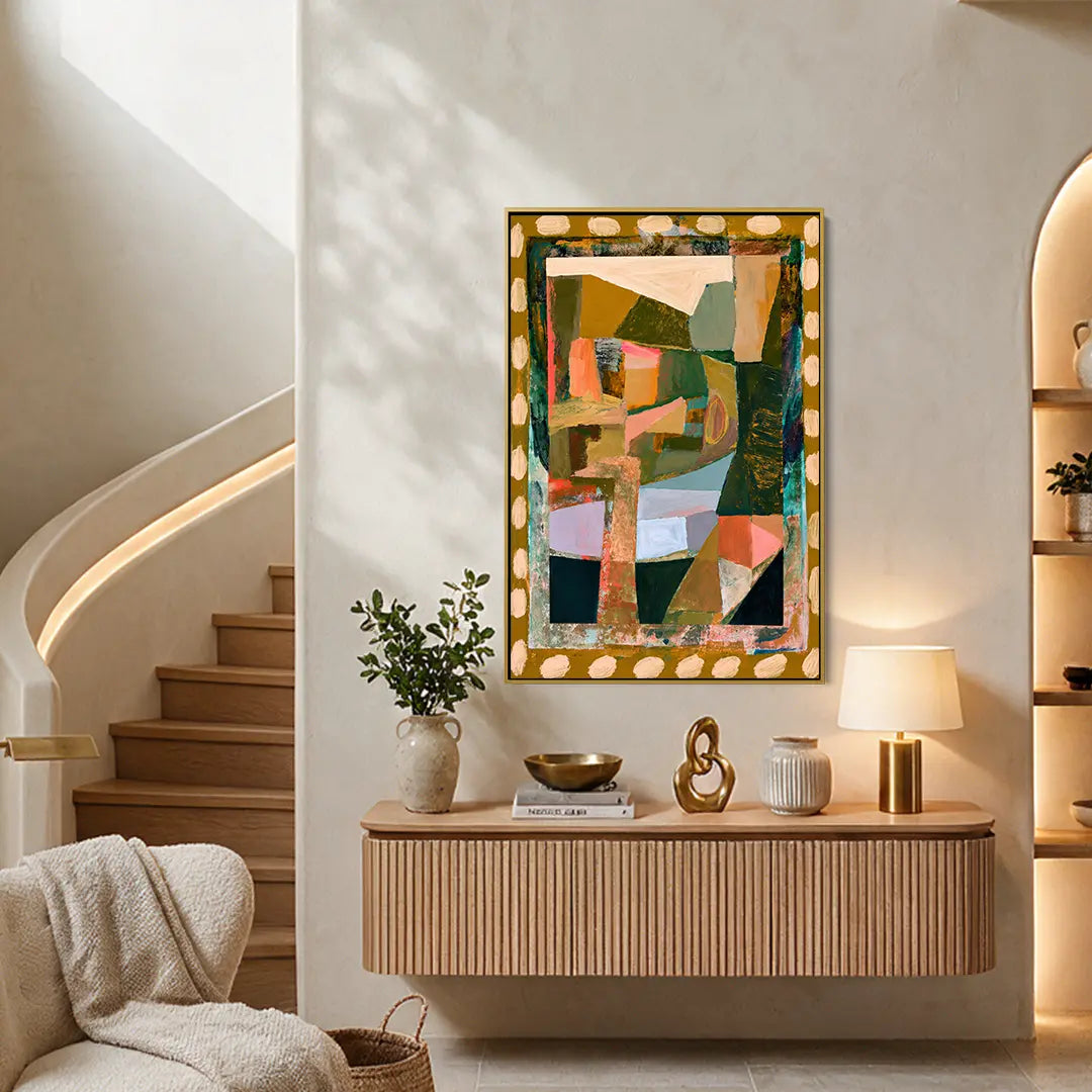 Collage in Ochre #UA-2516