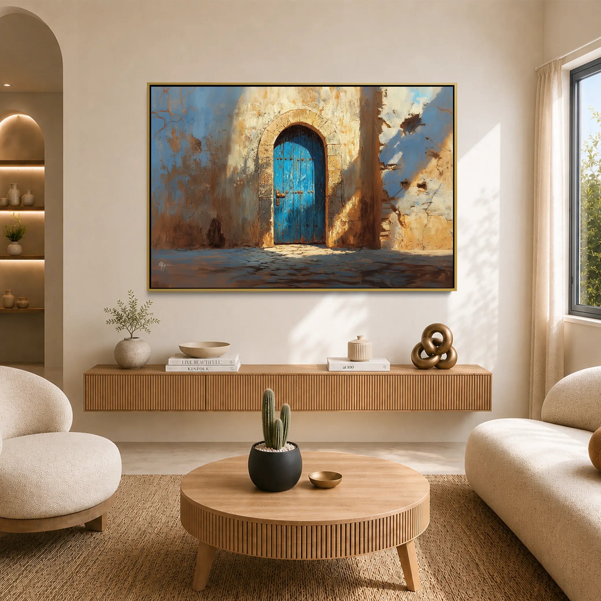 The Blue Desert Door #UA-H-1623
