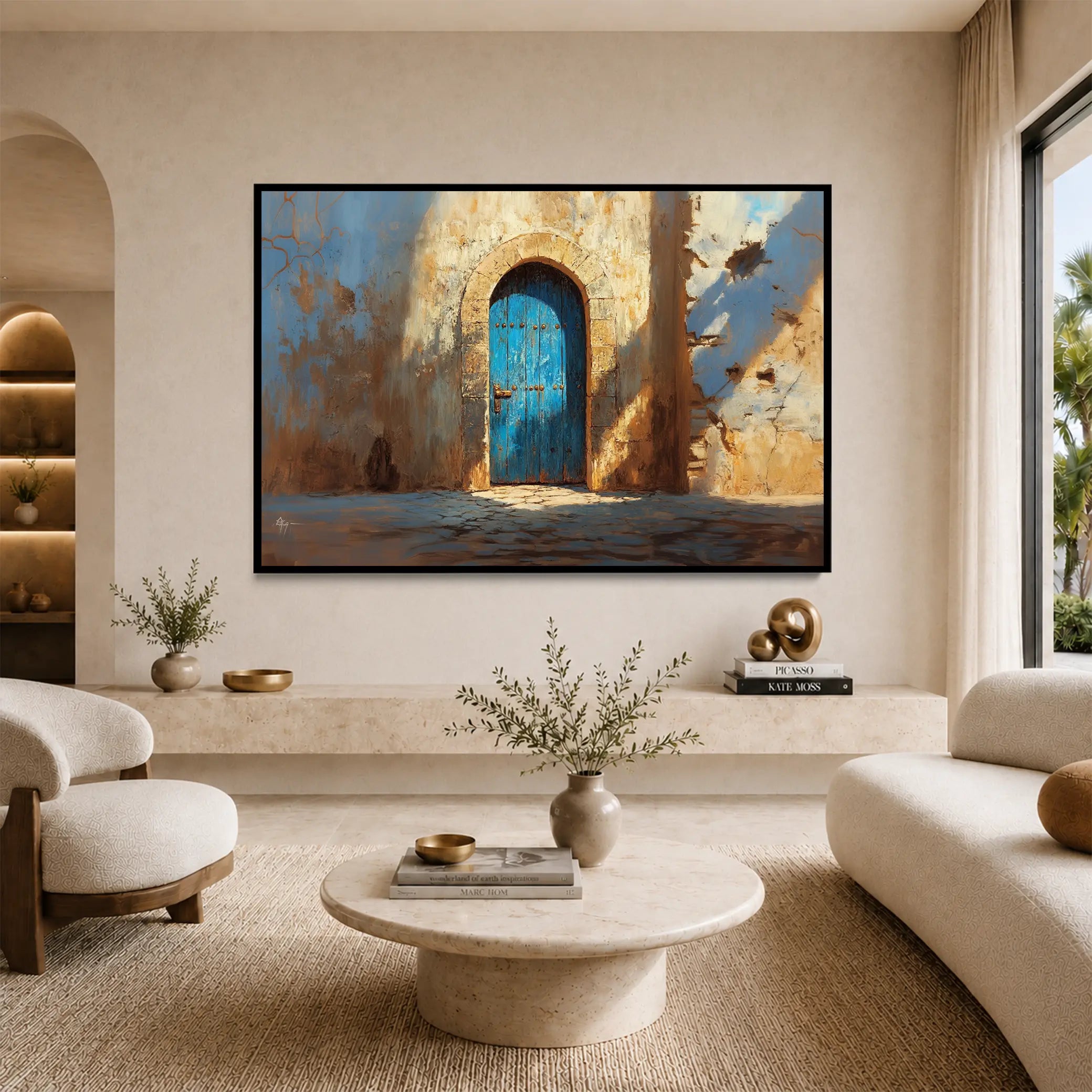 The Blue Desert Door #UA-H-1623