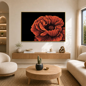Crimson Bloom I #UA-H-1632