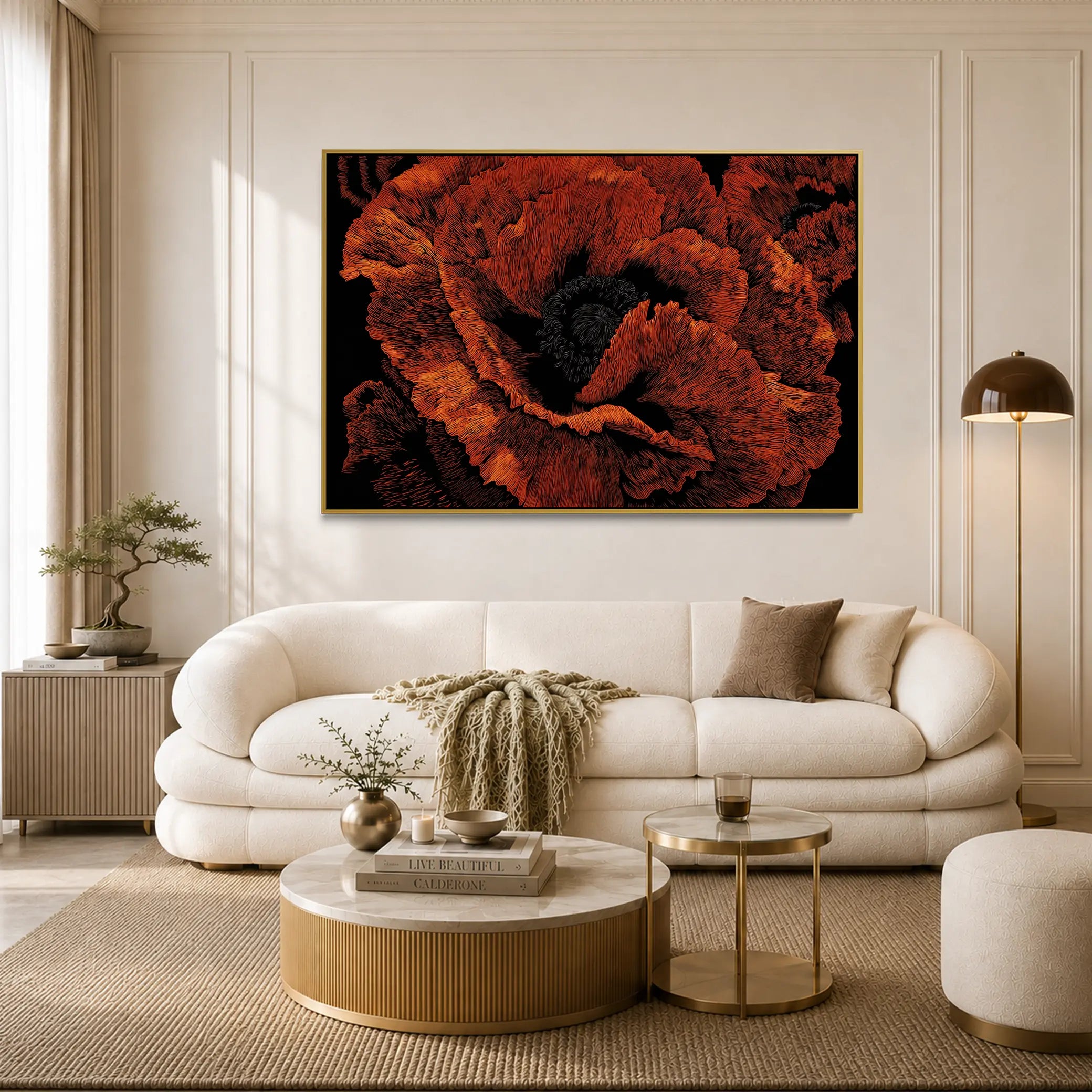 Crimson Bloom II #UA-H-1633
