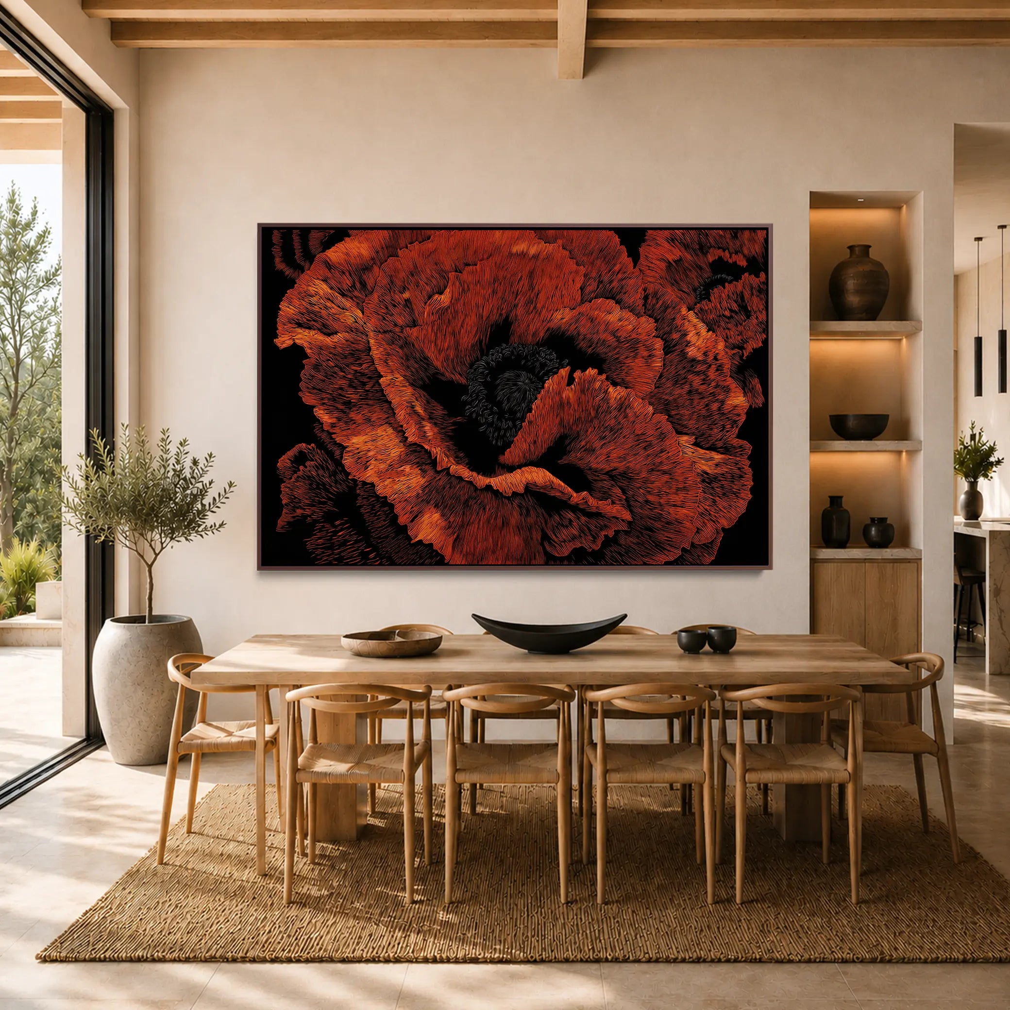 Crimson Bloom II #UA-H-1633