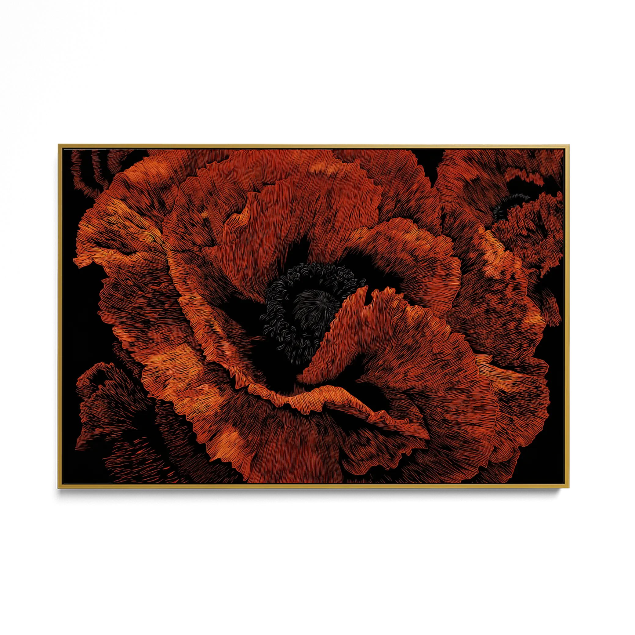 Crimson Bloom II #UA-H-1633