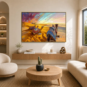 Caravan Beneath Painted Skies #UA-H-1649