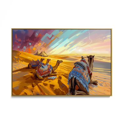 Caravan Beneath Painted Skies #UA-H-1649