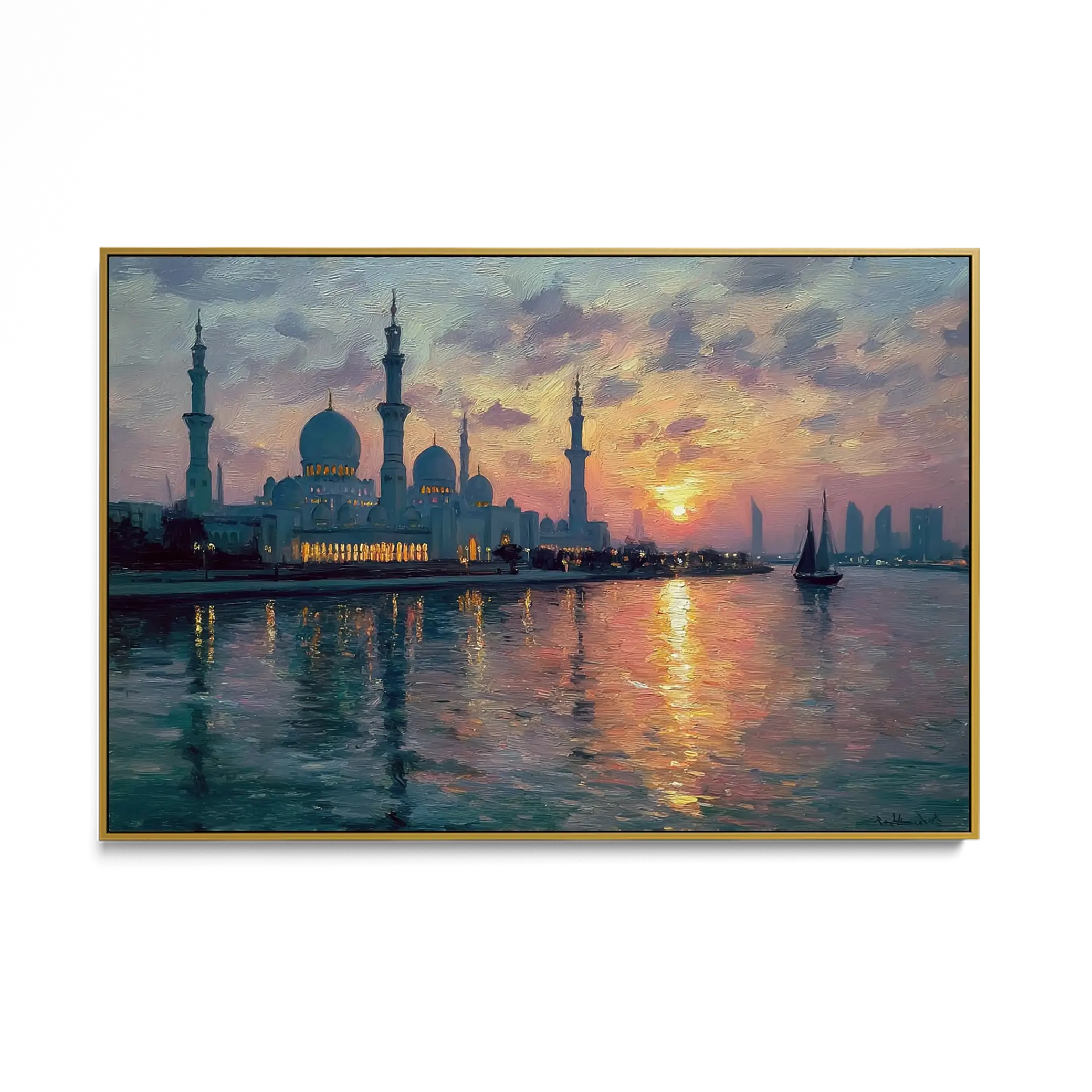 Twilight Mosque Reflections #UA-H-1652