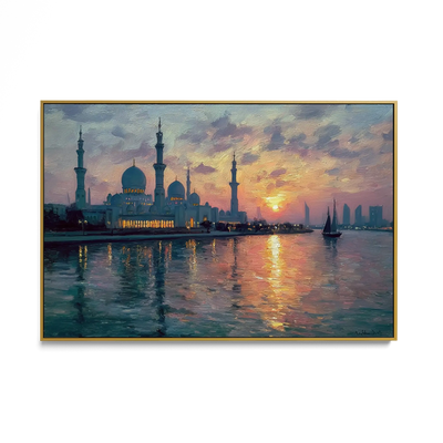 Twilight Mosque Reflections #UA-H-1652