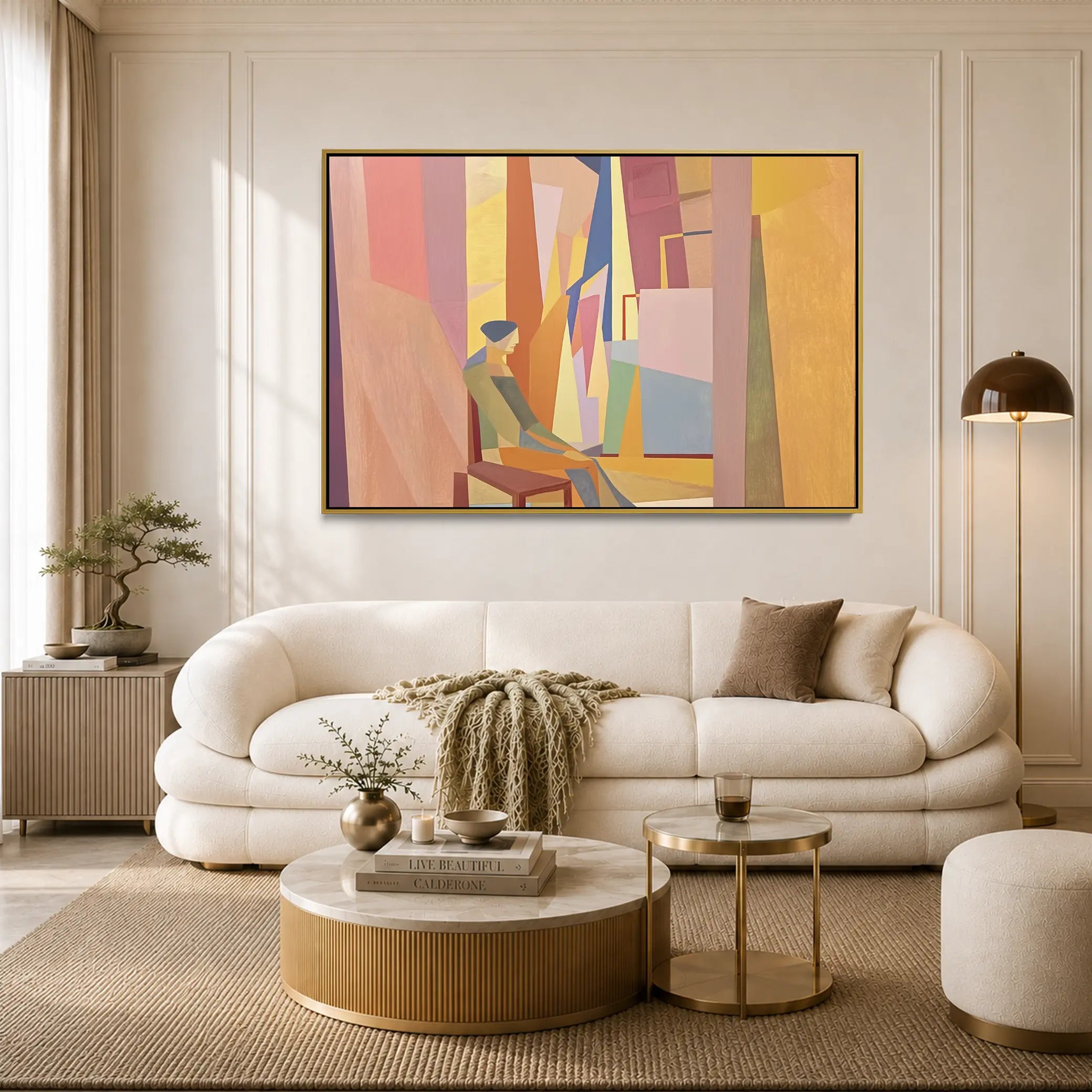 Cubist Courtyard #UA-H-1734