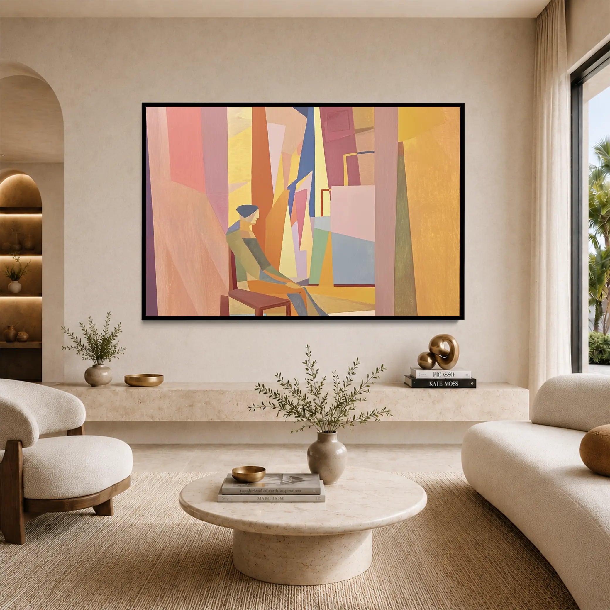 Cubist Courtyard #UA-H-1734