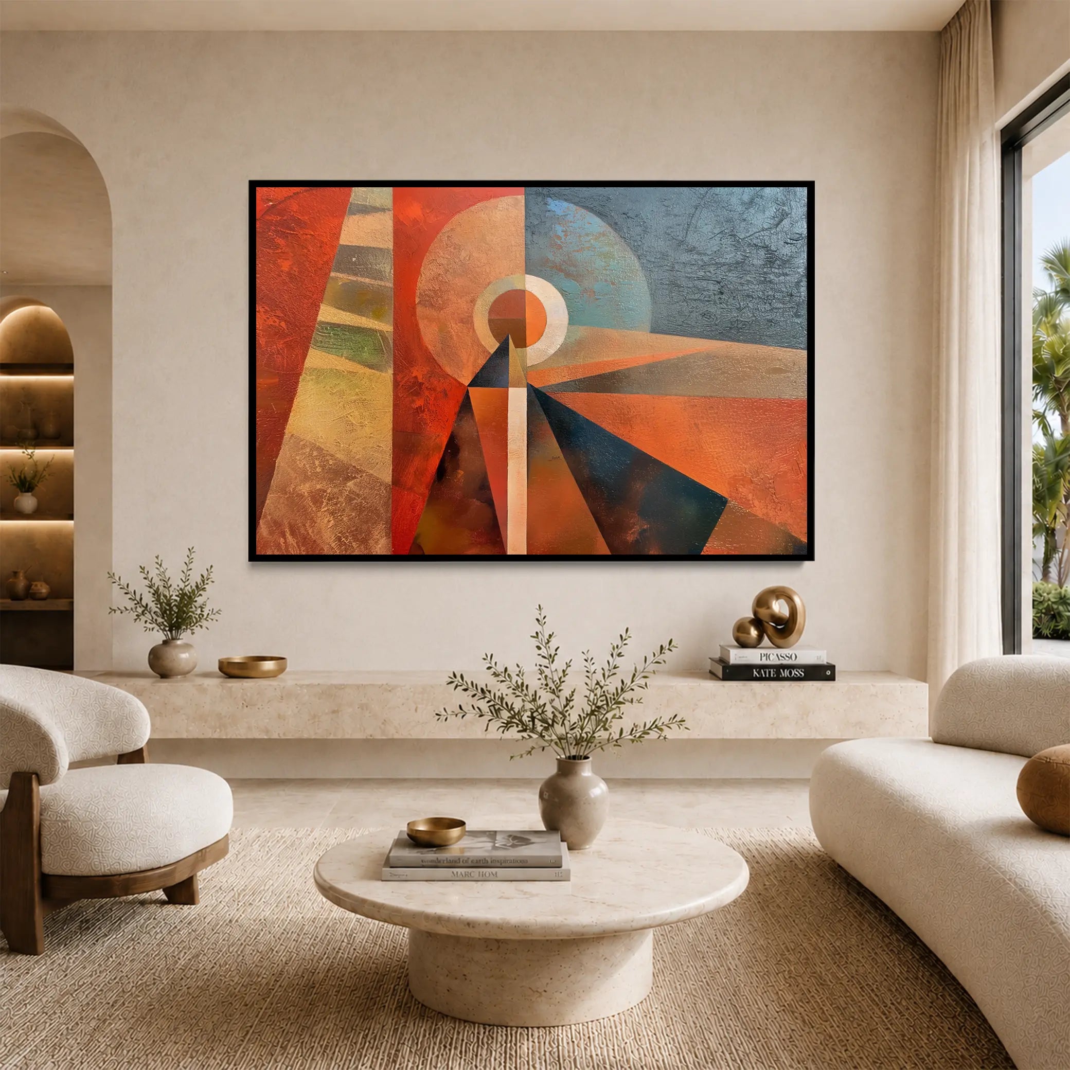 Terracotta Cubism #UA-H-1752