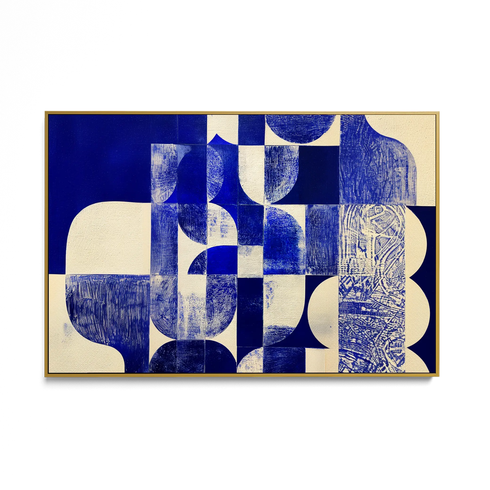Blue Geometry #UA-H-1816