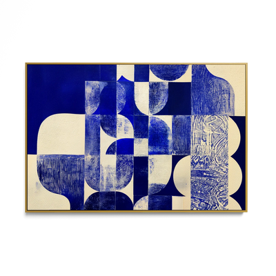 Blue Geometry #UA-H-1816
