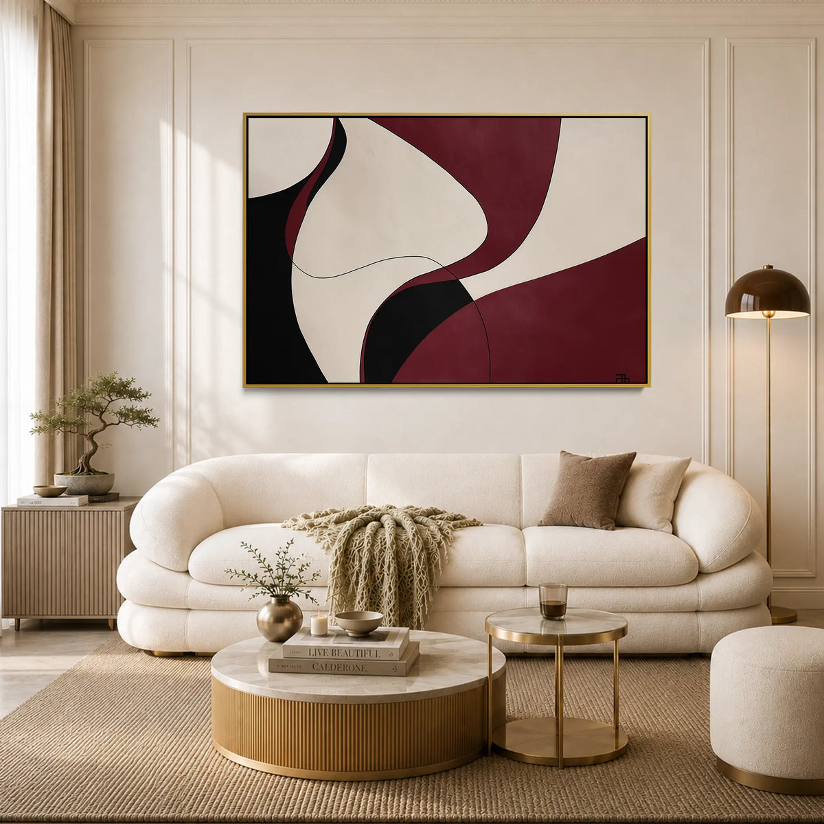 Burgundy Curve #UA-H-1825