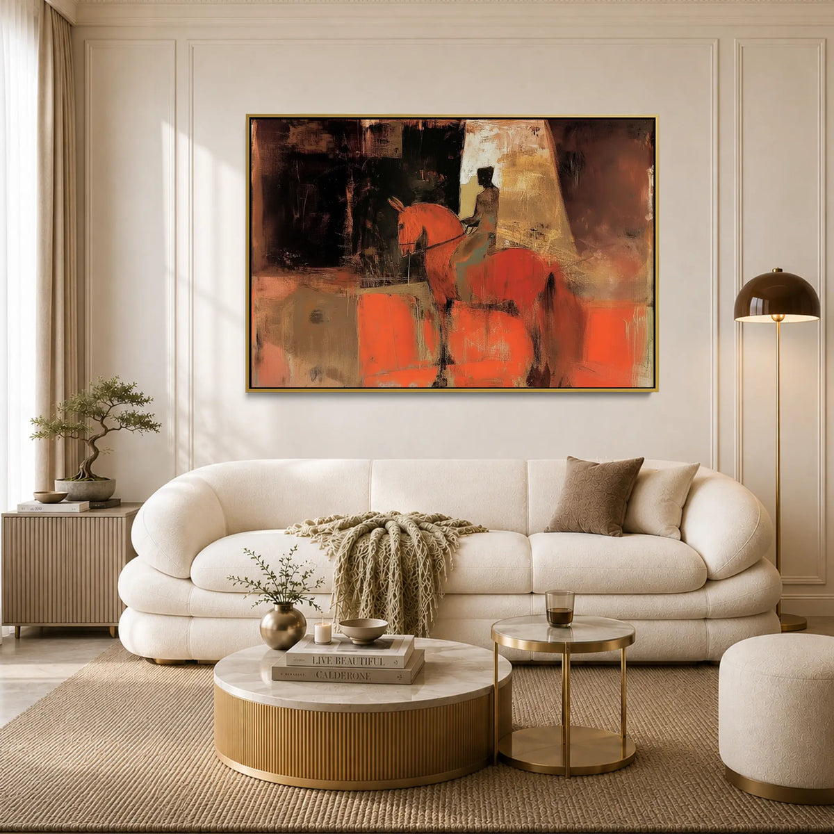 Rider in Ochre #UA-H-1919