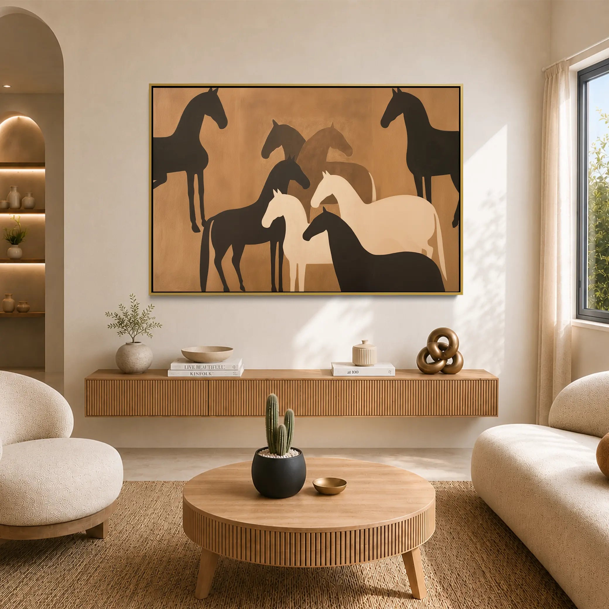 Ochre Silhouettes #UA-H-1938