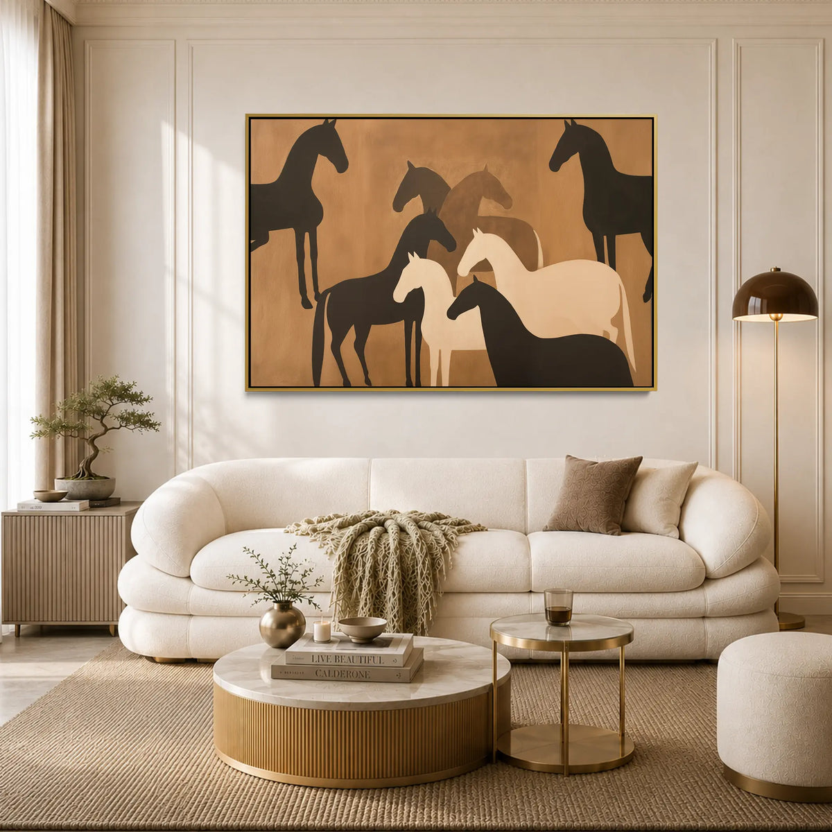 Ochre Silhouettes #UA-H-1938