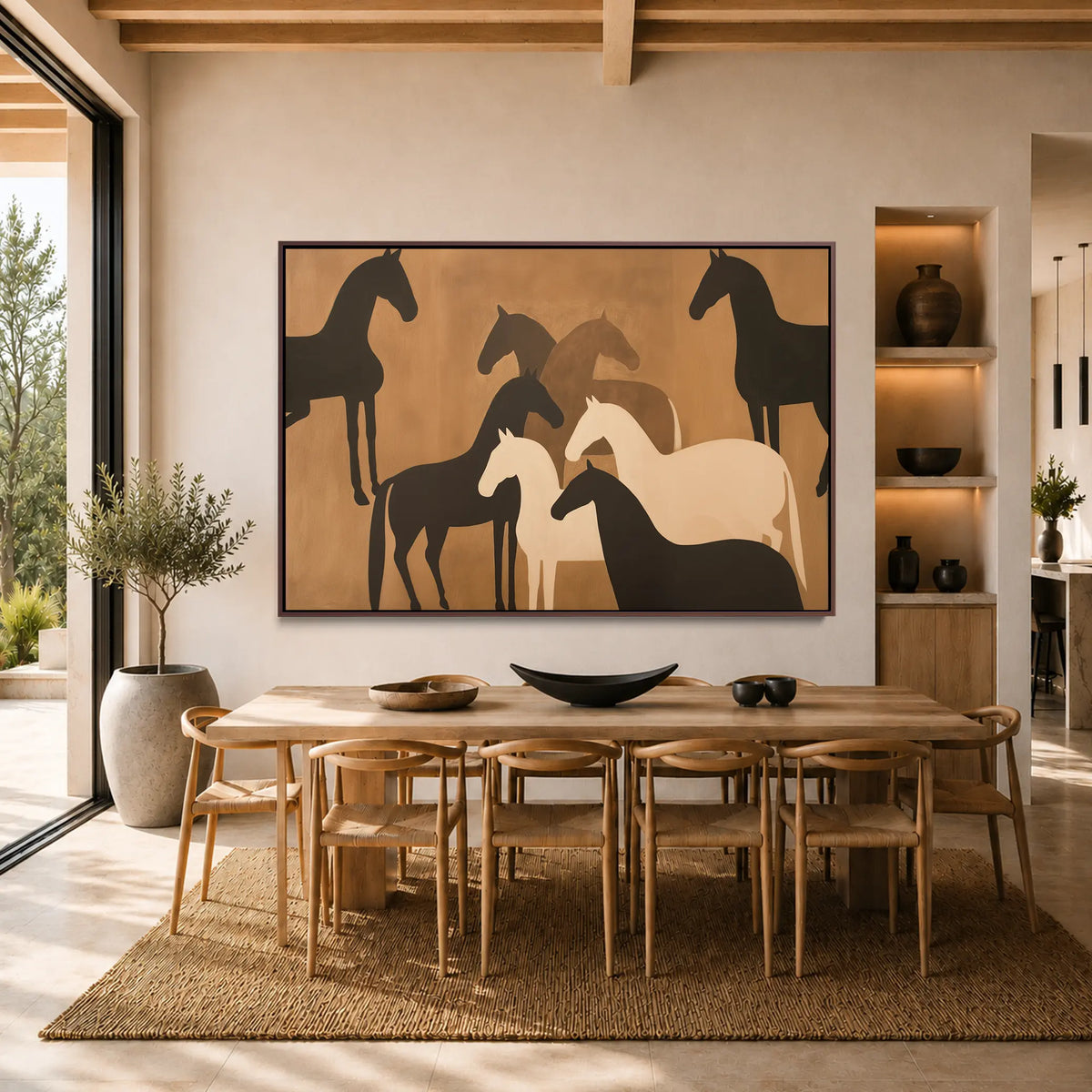 Ochre Silhouettes #UA-H-1938