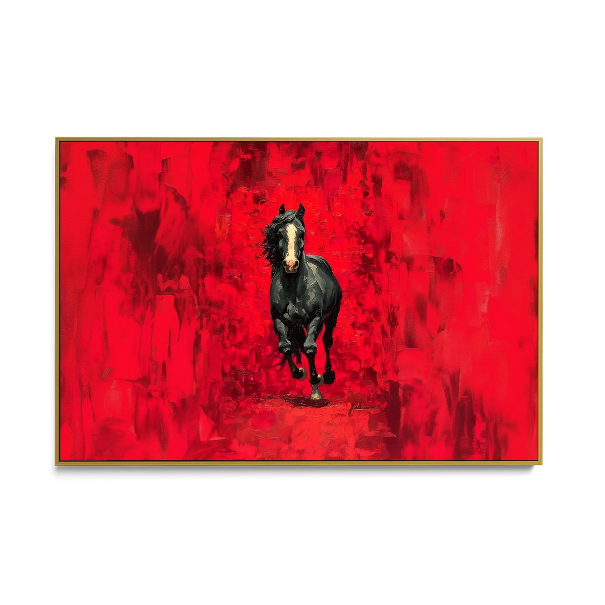 Black on Red #UA-H-1965