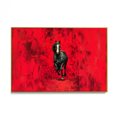 Black on Red #UA-H-1965
