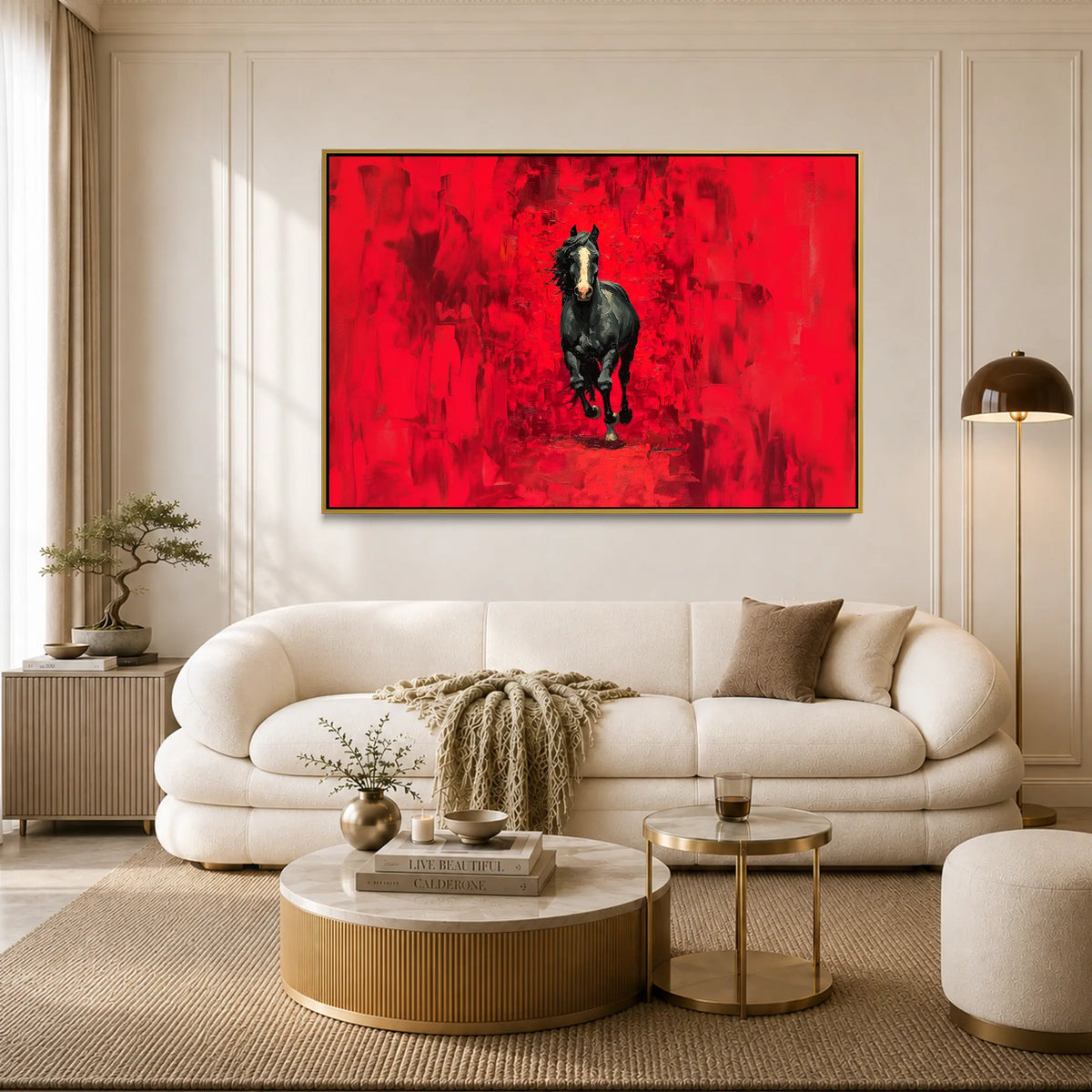 Black on Red #UA-H-1965