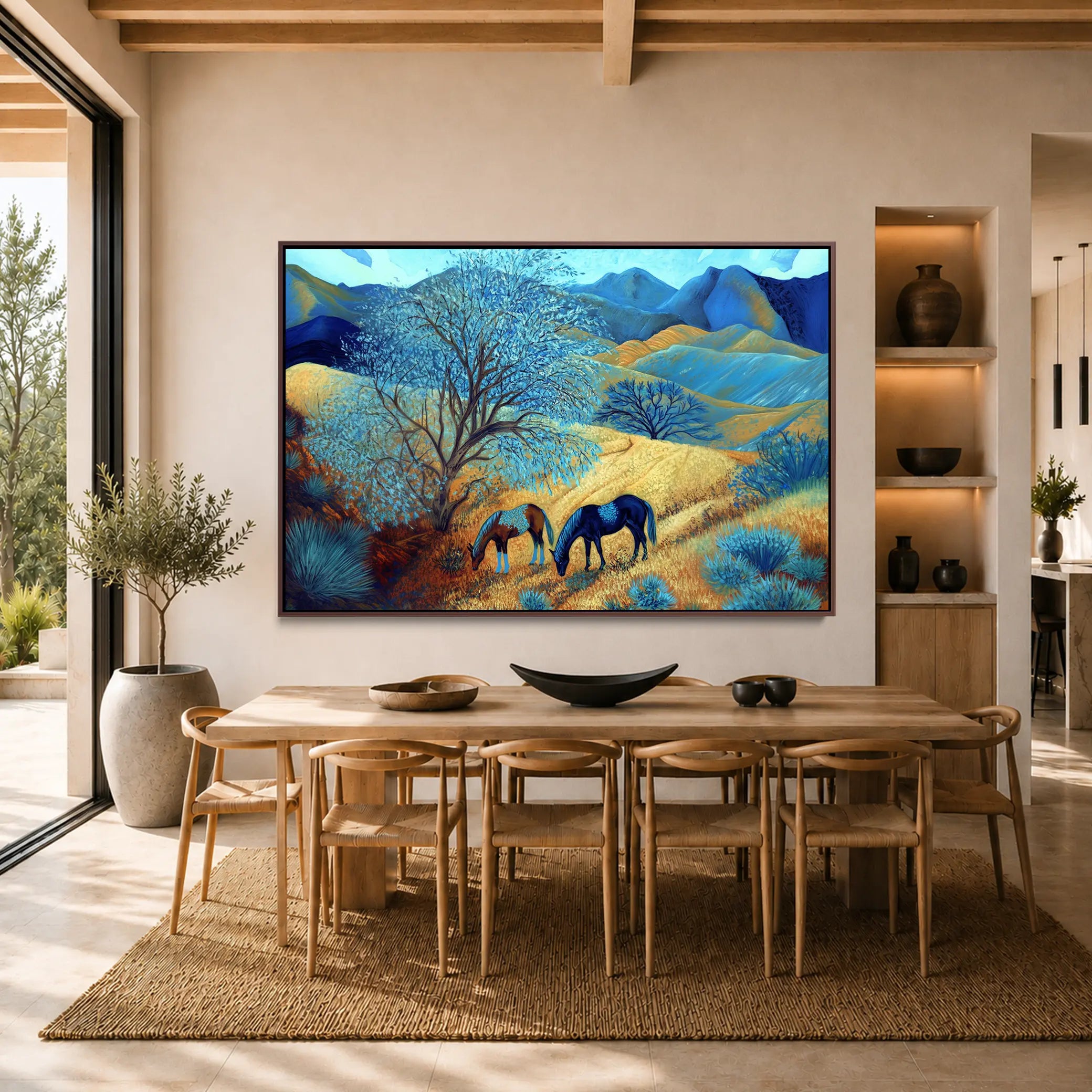 Blue Tree Hillside #UA-H-1969