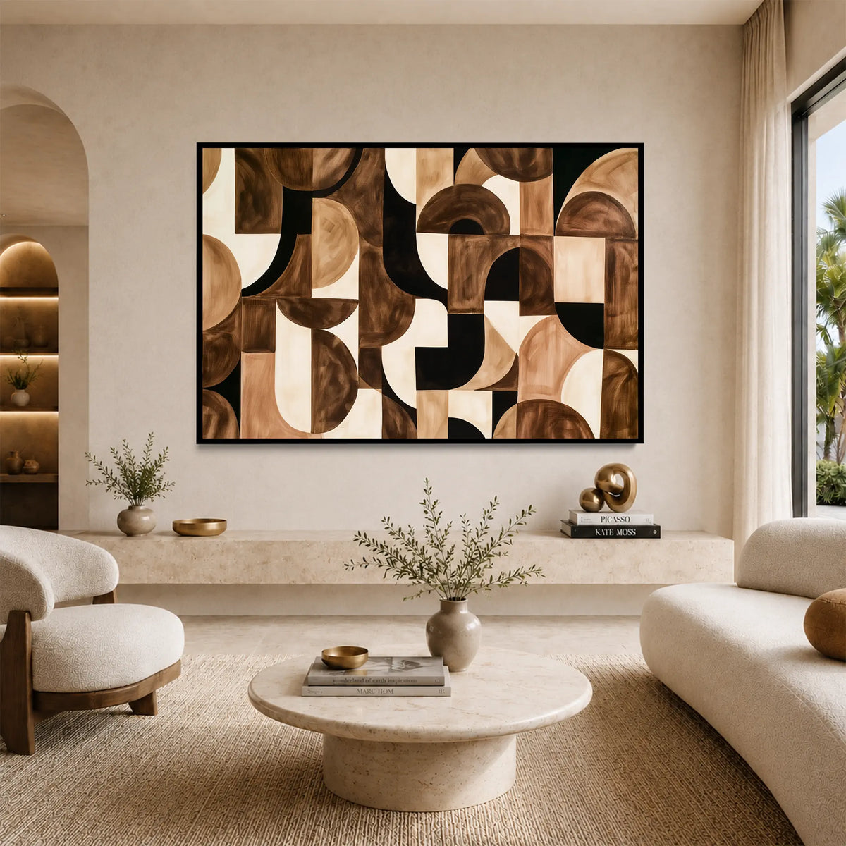 Walnut Geometry #UA-H-2040