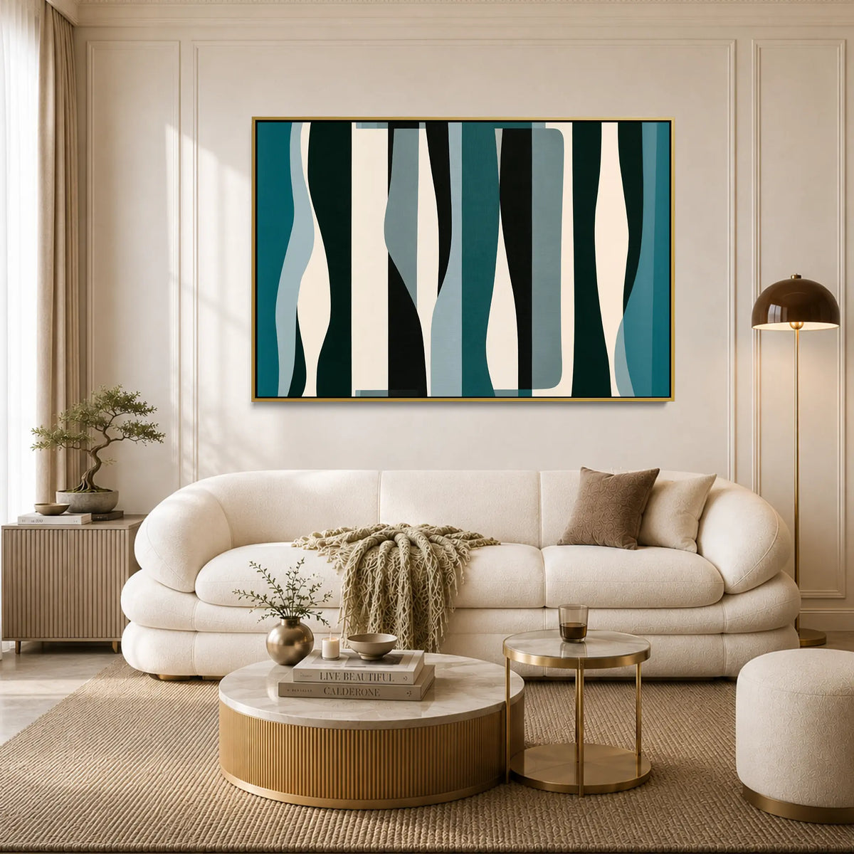 Teal Stripes #UA-H-2273