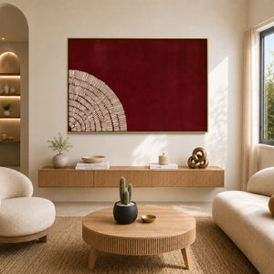Burgundy Fan #UA-H-2283