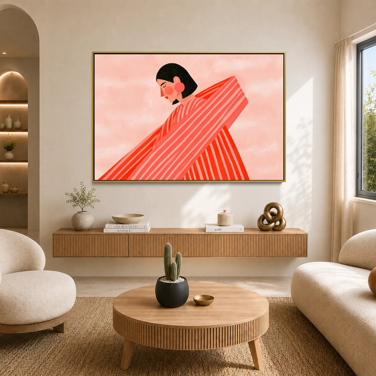 Red Stripe Wrap #UA-H-2440