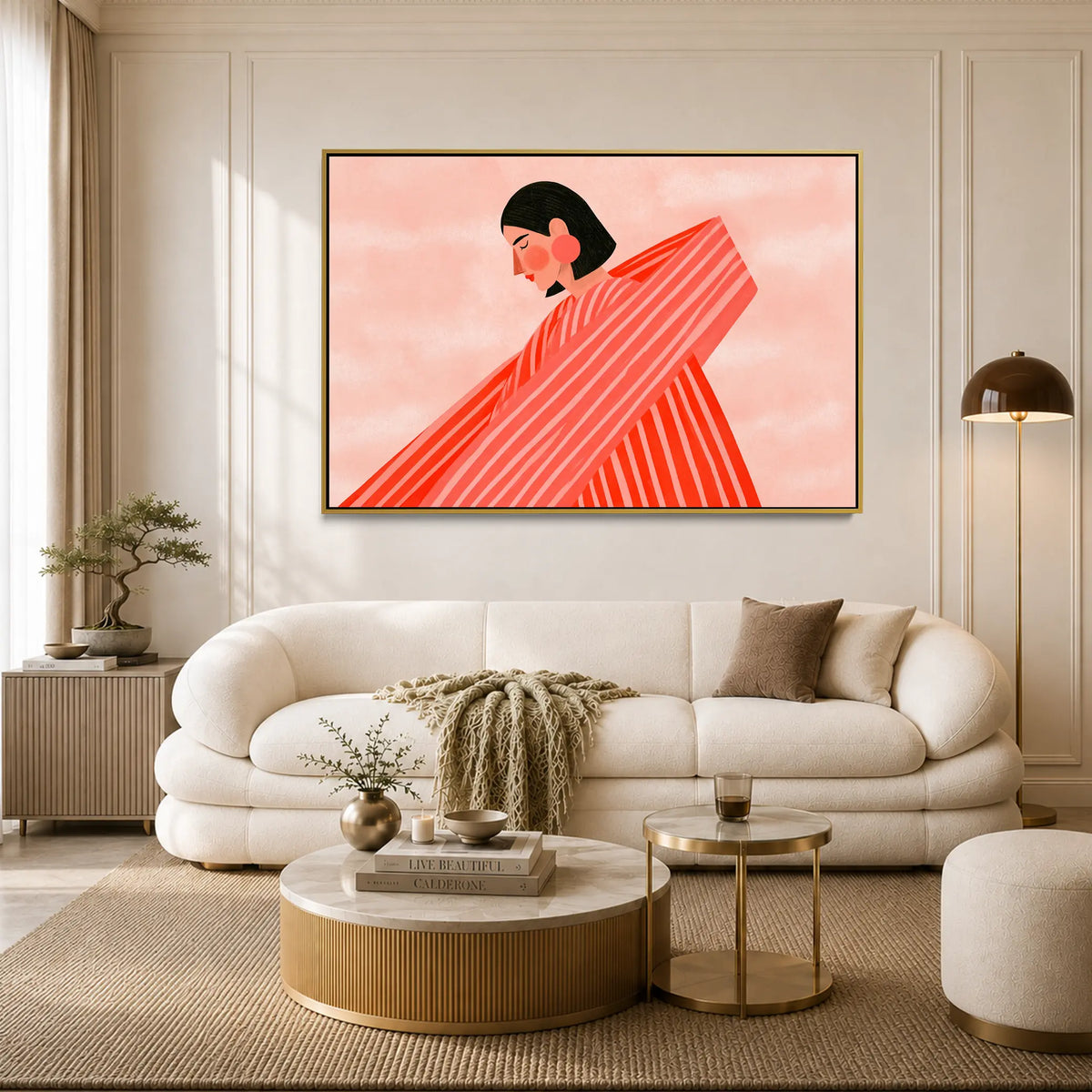 Red Stripe Wrap #UA-H-2440
