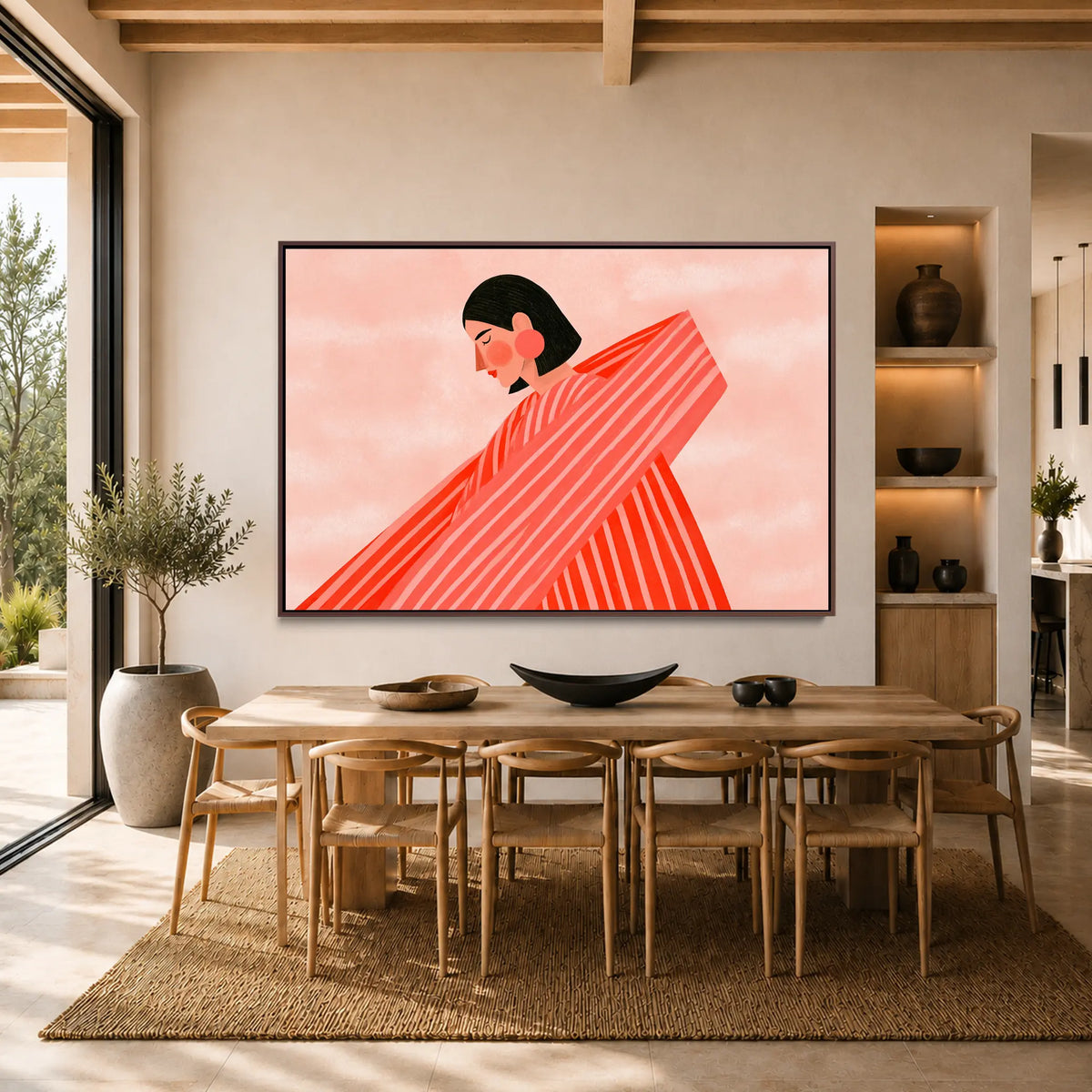 Red Stripe Wrap #UA-H-2440