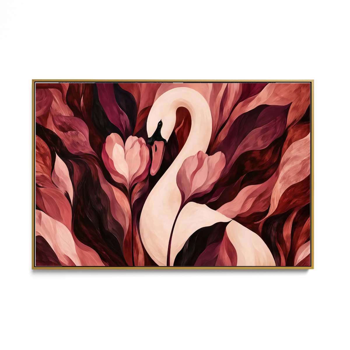 Swan and Tulips #UA-H-2465
