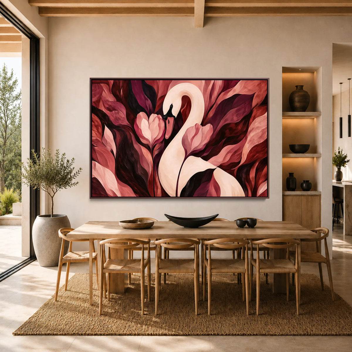Swan and Tulips #UA-H-2465