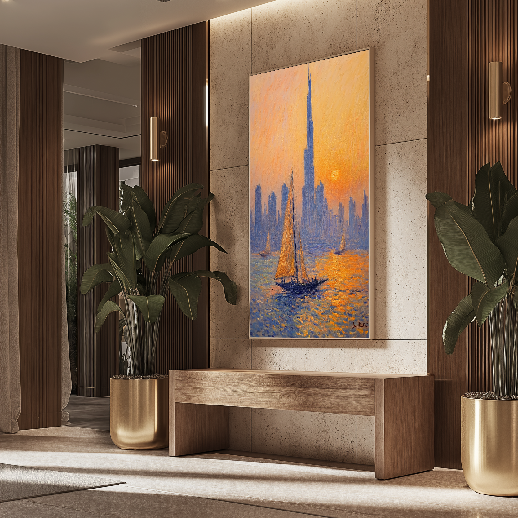 SAILS AT SUNSET  #UA-91