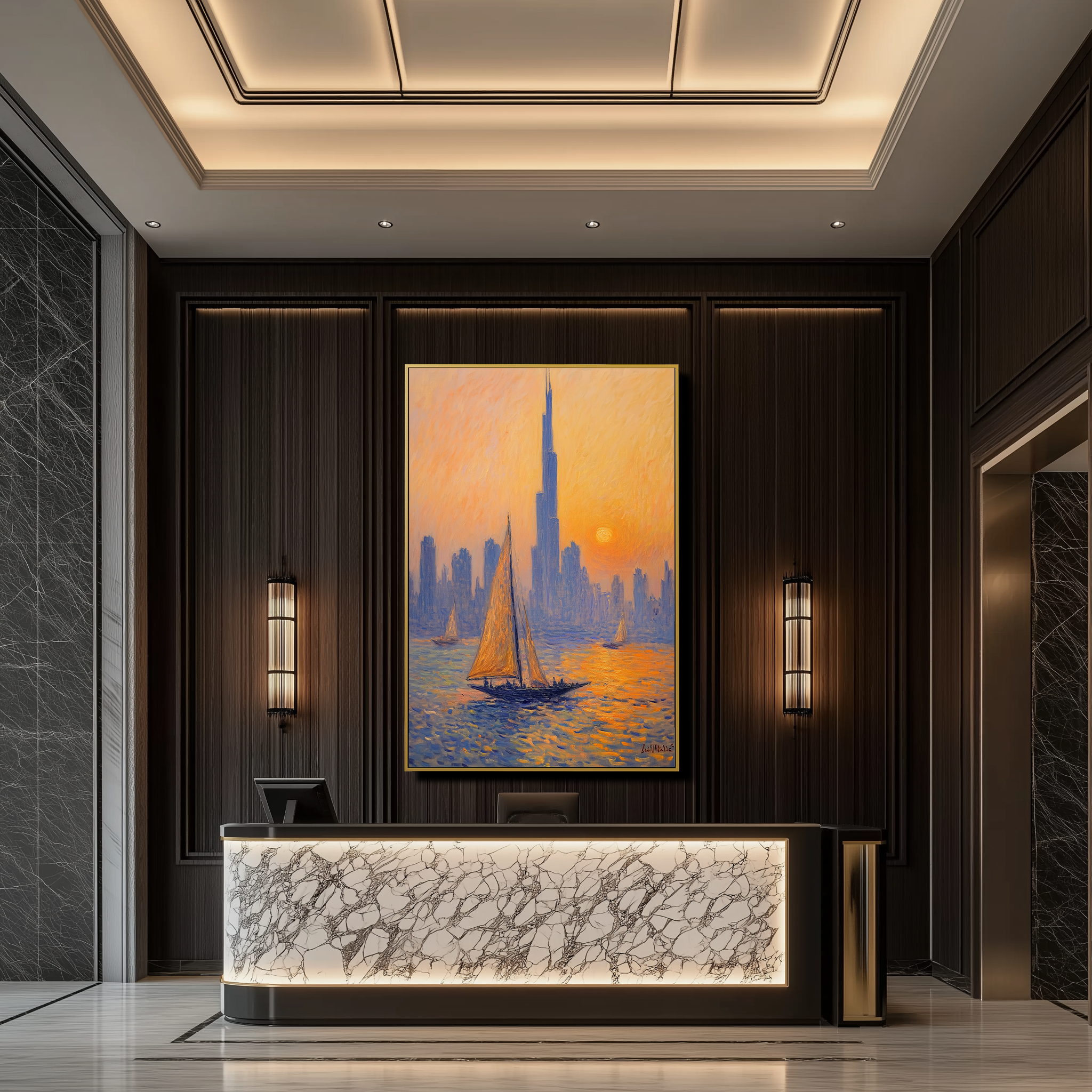 SAILS AT SUNSET  #UA-91