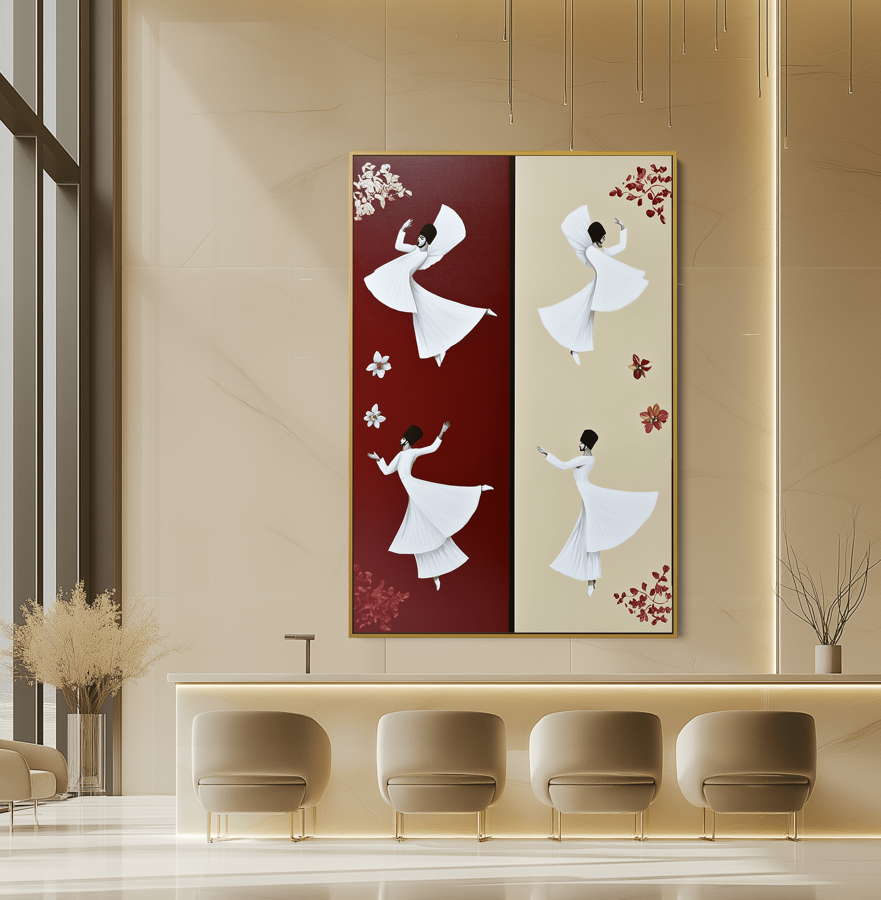 Between Petals and Prayer UA - 1273 - Unique Aesthetics