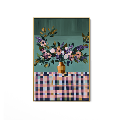 Bloom Over Check UA - 954 - Unique Aesthetics