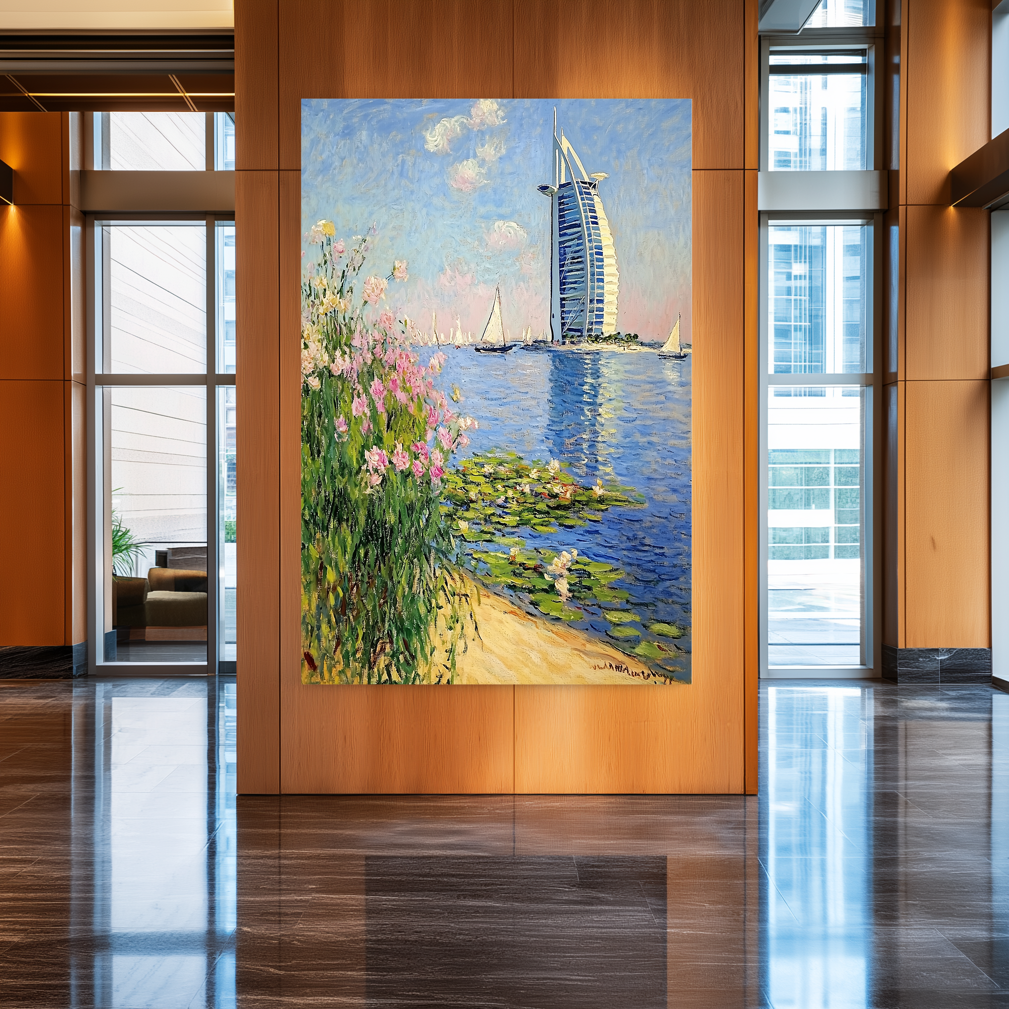 Blossoms & Burj UA - 97 - Unique Aesthetics