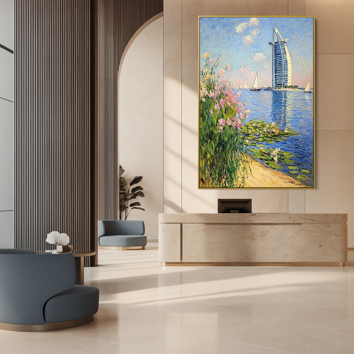 Blossoms & Burj UA - 97 - Unique Aesthetics